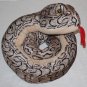 Lancehead Viper Snake Brown Tan Black Plush 63" Long Soft Toy Stuffed Reptile