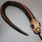Wild Republic Brown Orange Black Skeleton Bones Snake Plush 54" Soft Toy Stuffed