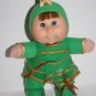 Cabbage Patch Kids Green Eyes Blonde Christmas Tree Baby Doll 12" Plush Soft Toy