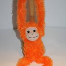 Goffa Intl Hanging Monkey 10" Orange Plush Soft Toy Small Stuffed Long Legs Arms