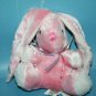 Dan Dee Easter Bunny Rabbit 5" Pink Plush Fold Down Floppy Long Ears Stuffed Toy