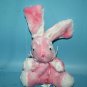 Dan Dee Easter Bunny Rabbit 5" Pink Plush Fold Down Floppy Long Ears Stuffed Toy