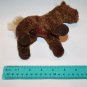 Douglas Cuddle Pony Chestnut Brown Horse 7" Plush White Forehead Soft Toy READ