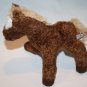Douglas Cuddle Pony Chestnut Brown Horse 7" Plush White Forehead Soft Toy READ