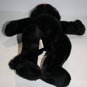Build A Bear Black Plush Cat Lucky Kitty Orange Nose Green Eye 16" Soft Toy 1999