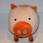 1st First Pig 6" 7" Plush Orange Stuffed Animal Baby Soft Toy Chime Rattle Lovey