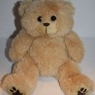The Bear Factory Beige Tan Teddy Bear 10" Plush Soft Toy Zip Back Stuffed Animal The Bear Factory Beige Tan Teddy Bear 10" Plush Soft Toy Zip Back Stuffed Animal