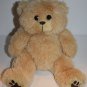 The Bear Factory Beige Tan Teddy Bear 10" Plush Soft Toy Zip Back Stuffed Animal