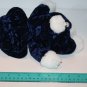 MTY Teddy Bear 11" Blue Cap Velour Suit Hat White Plush Soft Stuffed Animal Toy