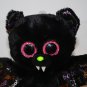 Ty Beanie Boos DART the Halloween Bat 6" Plush Stuffed Soft Toy Pink Glitter Eye