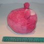 Small 4" Pink Blue Reversible Plush Toad Frog Soft Toy Stuffed Animal Sewn Eyes