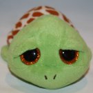 Ty Beanie Boos Zippy Turtle Babies BOO 7" Green Brown Plush Glitter Eye Soft Toy Ty Beanie Boos Zippy Turtle Babies BOO 7" Green Brown Plush Glitter Eye Soft Toy