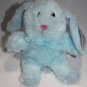 Greenbrier Fuzzy Friend Easter Bunny Rabbit 8" Blue Plush Soft Toy Small Stuffed