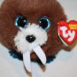 Ty Puffies Beanie Balls Plush Hank Walrus 3 inch MWMT New Glitter Eyes Soft Toy