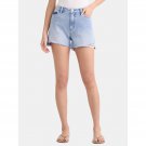 Time and & Tru Womens 12 High Rise Light Denim Shorts 4" Inseam Fringe Cut Offs Time and & Tru Womens 12 High Rise Light Denim Shorts 4" Inseam Fringe Cut Offs