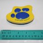 Build A Bear Yellow Blue Plastic Paw Print Soft Toy Animal Brush BABW READ FLAW
