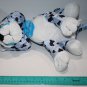 Kellytoy Take Me Home Leopard Cat Blue White Black 12" Plush Soft Toy Stuffed