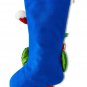 Fleece 3d Snowman Christmas Stocking Multicolor Blue 18" Holiday Time Walmart
