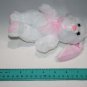 Greenbrier Easter Bunny Rabbit 8" White Pink Plush Soft Toy Small Stuffed Animal
