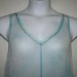 Calvin Klein Performance Misses MEDIUM THIN Cover Up Sheer Tank Top Tunic Blue