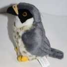 Wild Republic Peregrine Falcon Audubon Bird Gray Spotted Soft Plush Sound NWOT