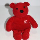Nutrisystem Milestone Beanbag Bear 10 lb Pound Red Plush Weight Loss Reward Soft Nutrisystem Milestone Beanbag Bear 10 lb Pound Red Plush Weight Loss Reward Soft
