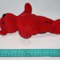 Nutrisystem Milestone Beanbag Bear 10 lb Pound Red Plush Weight Loss Reward Soft