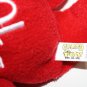 Nutrisystem Milestone Beanbag Bear 10 lb Pound Red Plush Weight Loss Reward Soft