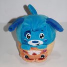 Spark Create Imagine Reversible Happy Sad Cat Dog 3" Orange Blue Plush Soft Toy