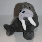 Walmart Walrus Plush White  Long Tusks 12" Small Seal Soft Toy Stuffed Animal