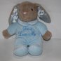 Dan Dee Jesus Loves Me Easter Bunny Rabbit 10" Blue Plush Musical Stuffed Toy