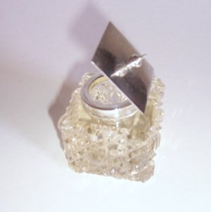 Cut Glass Treasure Jar