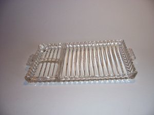 Elegant Glass Serving Plate