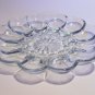 Lovely Glass Deviled Egg Serving Plate