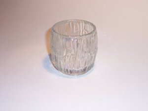 Glass Bamboo Candleholder