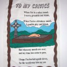 An Irish Response to My Critics Handtowel