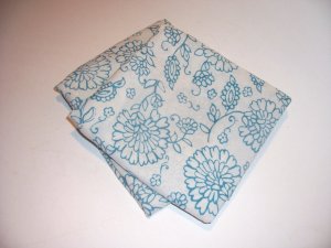 Blue Flower Pillowcases