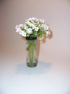 Blue Tinted Bud Vase