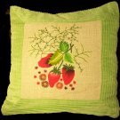 Cheery Green Strawberry Pillowcase