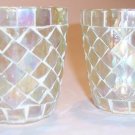 Clear Tile Candleholders