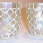 Clear Tile Candleholders