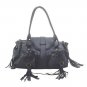 Designer Double Pocket Shoulder Bag (Black)