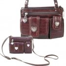 Leather Petite Tote (Dark Brown)