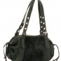 Faux fur handbag purse adjustable strap