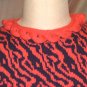 Wool elephant sweater, loomknit, small