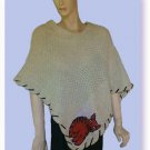 Loom knit cat poncho