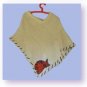 Loom knit cat poncho