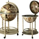 WHITE GLOBE DRINKS CABINET