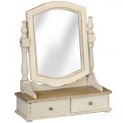 COUNTRY DRESSING TABLE MIRROR WITH 2 DRAWERS