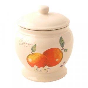 Country Fruits Coffee Jar